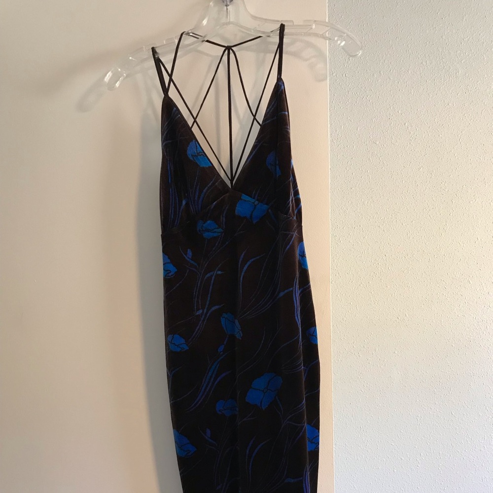 Velvet spring dress from urban outfitter tag on